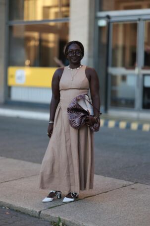 8/22 Louis Opoku (@louisopoku) at Balletshofer Spring 2026, Berlin Fashion Week | Photo: Jeremy Moeller | Courtesy of Berlin Fashion Week Louis Opoku (@louisopoku) at Balletshofer Spring 2026, Berlin Fashion Week | Photo: Jeremy Moeller | Courtesy of Berlin Fashion Week