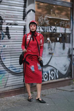 11/20 Kicki Yang Zhang (@kickiyangz) at Laura Gerte Spring 2026, Berlin Fashion Week | Photo: Jeremy Moeller | Courtesy of Berlin Fashion Week Kicki Yang Zhang (@kickiyangz) at Laura Gerte Spring 2026, Berlin Fashion Week | Photo: Jeremy Moeller | Courtesy of Berlin Fashion Week