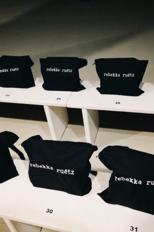 1/16 | Setting at Rebekka Ruetz Spring 2026 | Photo: Milena Zara | Courtesy of Berlin Fashion Week Setting at Rebekka Ruetz Spring 2026 | Photo: Milena Zara | Courtesy of Berlin Fashion Week