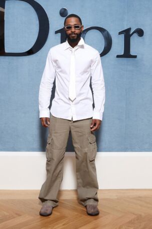 5/56 LaKeith Stanfield at Dior Homme Spring 2026 Menswear | Photo: Courtesy of Dior LaKeith Stanfield at Dior Homme Spring 2026 Menswear Photo Call | Photo: Courtesy of Dior