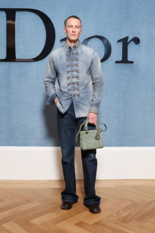 7/56 Drew Starkey at Dior Homme Spring 2026 Menswear | Photo: Courtesy of Dior Drew Starkey at Dior Homme Spring 2026 Menswear Photo Call | Photo: Courtesy of Dior