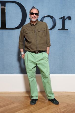 11/56 Luca Guadagnino at Dior Homme Spring 2026 Menswear | Photo: Courtesy of Dior Luca Guadagnino at Dior Homme Spring 2026 Menswear Photo Call | Photo: Courtesy of Dior