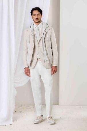 1/20 | Eleventy | Spring 2026 Menswear | Courtesy of Eleventy Eleventy | Spring 2026 Menswear | Courtesy of Eleventy
