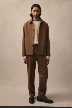 1/11 | Theory Fall 2025 Menswear | Courtesy of Theory Theory Fall 2025 Menswear | Courtesy of Theory