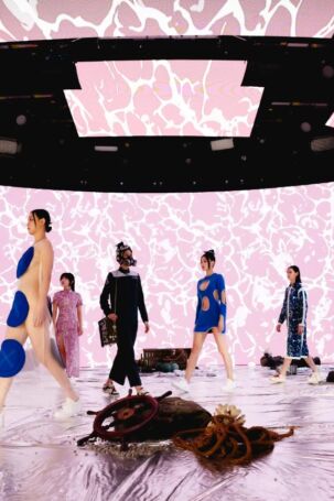 5/36 | Backstage at Apujan | Fall 2025 | Courtesy of Apujan Backstage at Apujan | Fall 2025 | Courtesy of Apujan