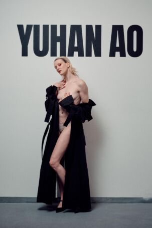 3/18 | Yuhan Ao Fall 2025 | Photo: Ben Bradish Ellames | Courtesy of Yuhan Ao Yuhan Ao Fall 2025 | Photo: Ben Bradish Ellames | Courtesy of Yuhan Ao