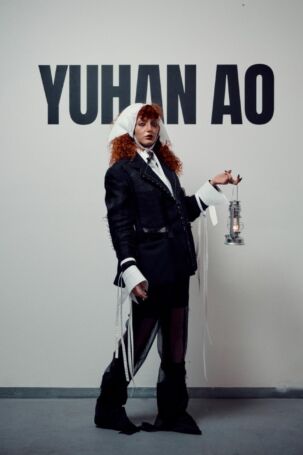 6/18 | Yuhan Ao Fall 2025 | Photo: Ben Bradish Ellames | Courtesy of Yuhan Ao Yuhan Ao Fall 2025 | Photo: Ben Bradish Ellames | Courtesy of Yuhan Ao