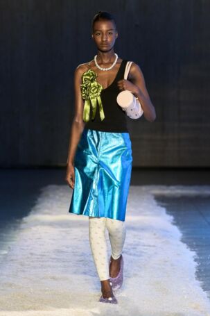 4/37 | Sandy Liang Fall 2025 | Photo: Filippo Fior | Courtesy of Sandy Liang Sandy Liang Fall 2025 | Photo: Filippo Fior | Courtesy of Sandy Liang