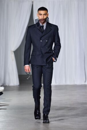 1/30 | GmbH Fall 2025 | Photo: Finnegan Koichi Godenschweger | Courtesy of Berlin Fashion Week GmbH Fall 2025 | Photo: Finnegan Koichi Godenschweger | Courtesy of Berlin Fashion Week