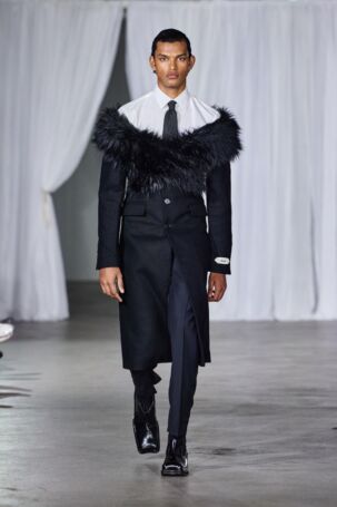 7/30 | GmbH Fall 2025 | Photo: Finnegan Koichi Godenschweger | Courtesy of Berlin Fashion Week GmbH Fall 2025 | Photo: Finnegan Koichi Godenschweger | Courtesy of Berlin Fashion Week