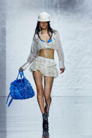 1/21 | Kasia Kucharska Fall 2025 | Photo: Finnegan Koichi Godenschweger | Courtesy of Berlin Fashion Week Kasia Kucharska Fall 2025 | Photo: Finnegan Koichi Godenschweger | Courtesy of Berlin Fashion Week