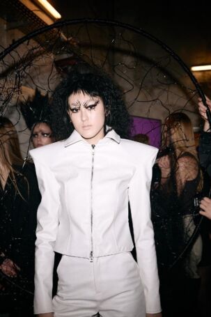 11/14 | Backstage at Maximilian Gedra Fall 2025 | Photo: Caroline Kynast | Courtesy of Berlin Fashion Week Backstage at Maximilian Gedra Fall 2025 | Photo: Caroline Kynast | Courtesy of Berlin Fashion Week