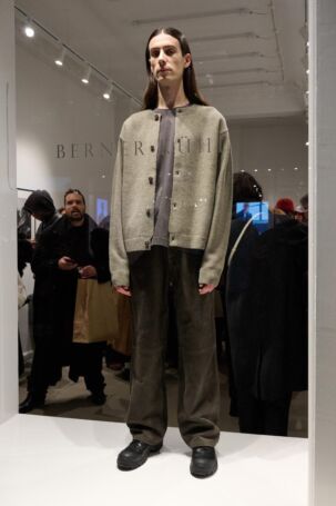 1/12 | Berner Kühl Fall 2025 | Photo: James Cochrane | Courtesy of Copenhagen Fashion Week Berner Kühl Fall 2025 | Photo: James Cochrane | Courtesy of Copenhagen Fashion Week