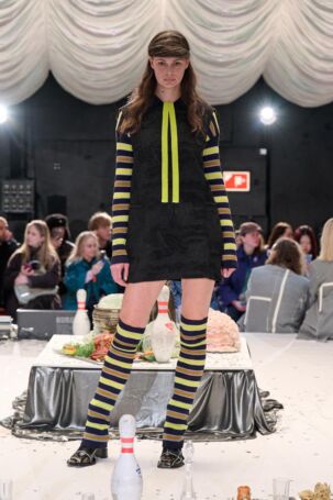 1/28 | Henrik Vibskov Fall 2025 | Photo: James Cochrane | Courtesy of Copenhagen Fashion Week Henrik Vibskov Fall 2025 | Photo: James Cochrane | Courtesy of Copenhagen Fashion Week