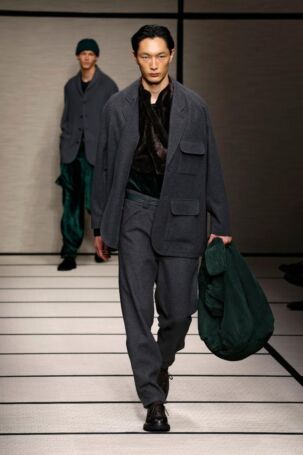 10/111 | Giorgio Armani Fall 2025 Menswear | Photo: NOWFASHION.com Giorgio Armani Fall 2025 Menswear | Photo: NOWFASHION.com