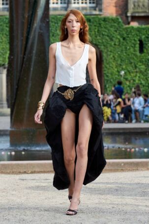 1/31 | ROTATE Spring 2025 | Photo: James Cochrane | Courtesy of Copenhagen Fashion Week ROTATE Spring 2025 | Photo: James Cochrane | Courtesy of Copenhagen Fashion Week