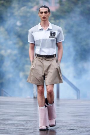 6/29 | GmbH Spring 2025 | Photo: Finnegan Koichi Godenschweger | Courtesy of Berlin Fashion Week GmbH Spring 2025 | Photo: Finnegan Koichi Godenschweger | Courtesy of Berlin Fashion Week
