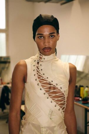 5/54 | Haderlump Spring 2025 Backstage | Photo: Ben Mönks | Courtesy of Berlin Fashion Week Haderlump Spring 2025 Backstage | Photo: Ben Mönks | Courtesy of Berlin Fashion Week