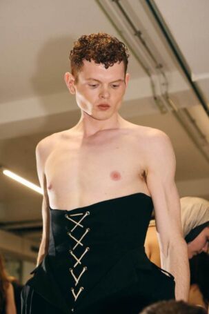 9/54 | Haderlump Spring 2025 Backstage | Photo: Ben Mönks | Courtesy of Berlin Fashion Week Haderlump Spring 2025 Backstage | Photo: Ben Mönks | Courtesy of Berlin Fashion Week