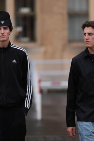 2/42 | Haderlump Spring 2025 Street Style | Photo: Jeremy Moeller | Courtesy of Berlin Fashion Week Haderlump Spring 2025 Street Style | Photo: Jeremy Moeller | Courtesy of Berlin Fashion Week