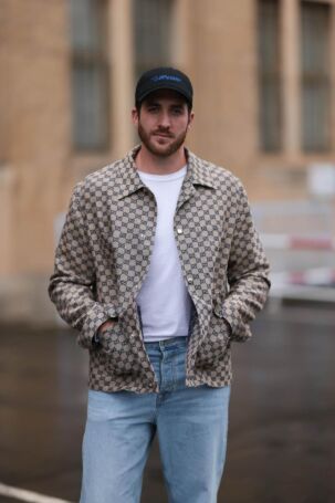 4/42 | Haderlump Spring 2025 Street Style | Photo: Jeremy Moeller | Courtesy of Berlin Fashion Week Haderlump Spring 2025 Street Style | Photo: Jeremy Moeller | Courtesy of Berlin Fashion Week