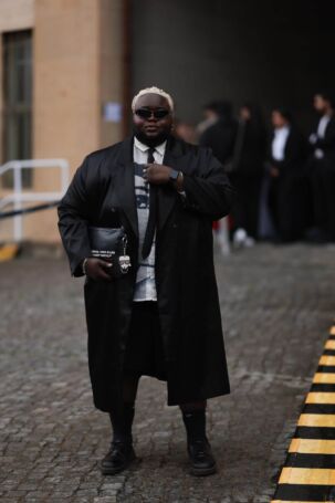 5/42 | Haderlump Spring 2025 Street Style | Photo: Jeremy Moeller | Courtesy of Berlin Fashion Week Haderlump Spring 2025 Street Style | Photo: Jeremy Moeller | Courtesy of Berlin Fashion Week