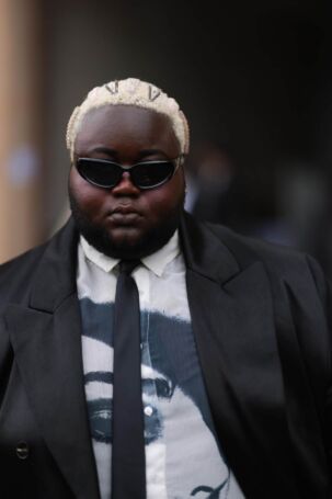 6/42 | Haderlump Spring 2025 Street Style | Photo: Jeremy Moeller | Courtesy of Berlin Fashion Week Haderlump Spring 2025 Street Style | Photo: Jeremy Moeller | Courtesy of Berlin Fashion Week
