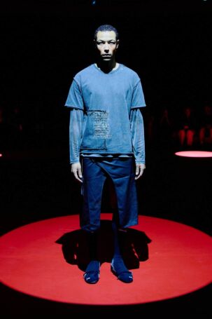6/24 | LUEDER Spring 2025 | Photo: Finnegan Koichi Godenschweger | Courtesy of Berlin Fashion Week LUEDER Spring 2025 | Photo: Finnegan Koichi Godenschweger | Courtesy of Berlin Fashion Week