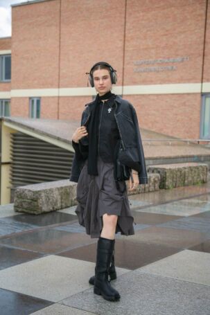 4/13 | Marke Spring 2025 Street Style | Photo: Denis Grigorev | Courtesy of Berlin Fashion Week Marke Spring 2025 Street Style | Photo: Denis Grigorev | Courtesy of Berlin Fashion Week