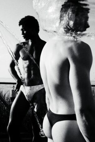 4/10 | Ludovic de Saint Sernin Swimwear Campaign Spring 2025 | Photo: Stuart Winecoff | Courtesy of Ludovic de Saint Sernin Ludovic de Saint Sernin Swimwear Campaign Spring 2025 | Photo: Stuart Winecoff | Courtesy of Ludovic de Saint Sernin