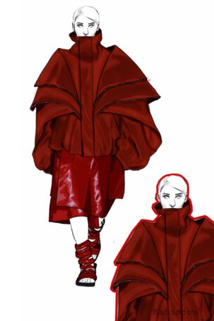 7/22 Songzio Spring 2026 Menswear illustration by Kabidjou (@kabidjou) Songzio Spring 2026 Menswear illustration by Kabidjou (@kabidjou)