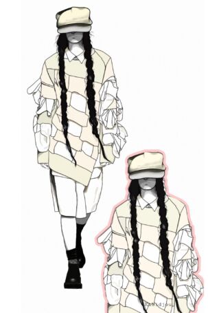 9/22 COMME des GARÇONS Spring 2026 Menswear illustration by Kabidjou (@kabidjou) COMME des GARÇONS Spring 2026 Menswear illustration by Kabidjou (@kabidjou)