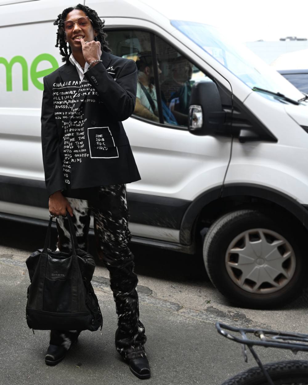 Graphic Impact - Copenhagen Spring 2025 Street Style Trends - Text Print