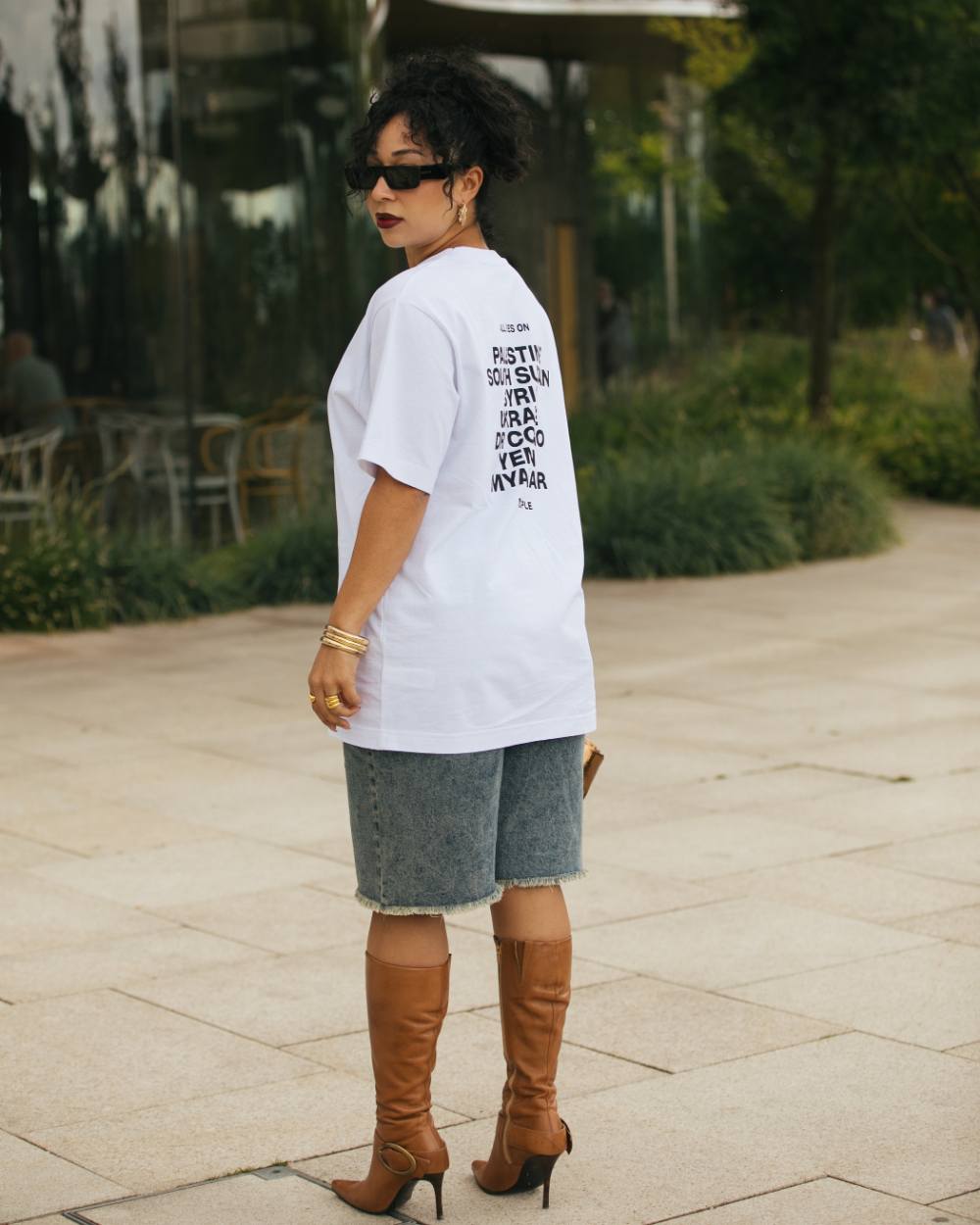 Graphic Impact - Copenhagen Spring 2025 Street Style Trends - Text Print