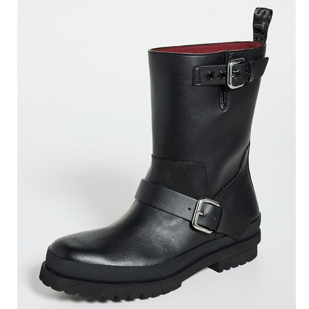 Stella Mccartney Trace Alter Sporty Mat Boots in Black