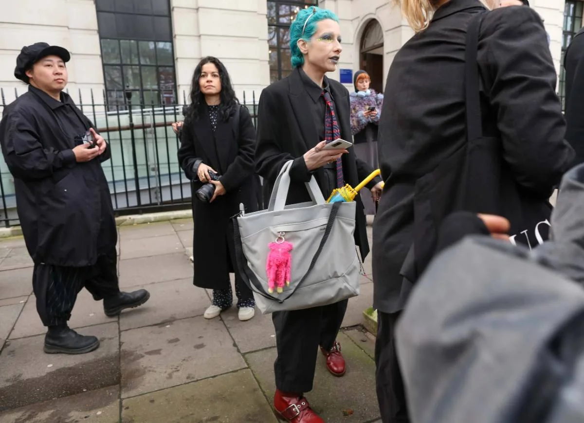 Image from Vogue: Phil Oh Shoots the Best-Dressed Guests at the London Fall 2025 Ready-to-Wear Shows
