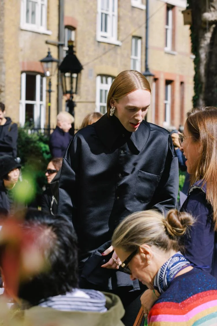 Street Style at Bora Aksu Spring 2025, London Fashion Week