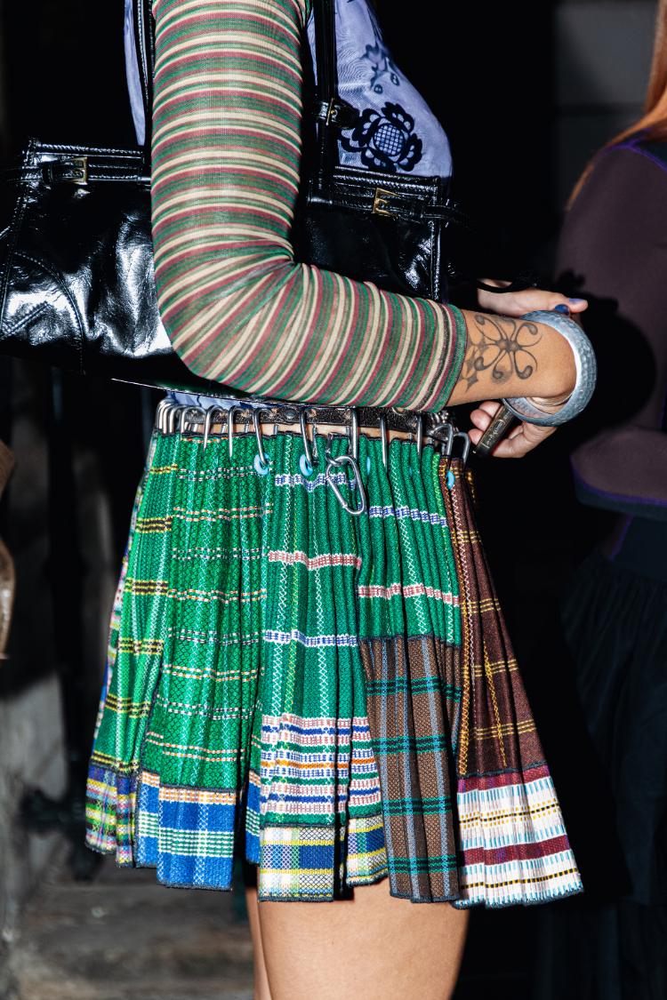 Street Style at Chopova Lowena Spring 2025, London Fashion Week