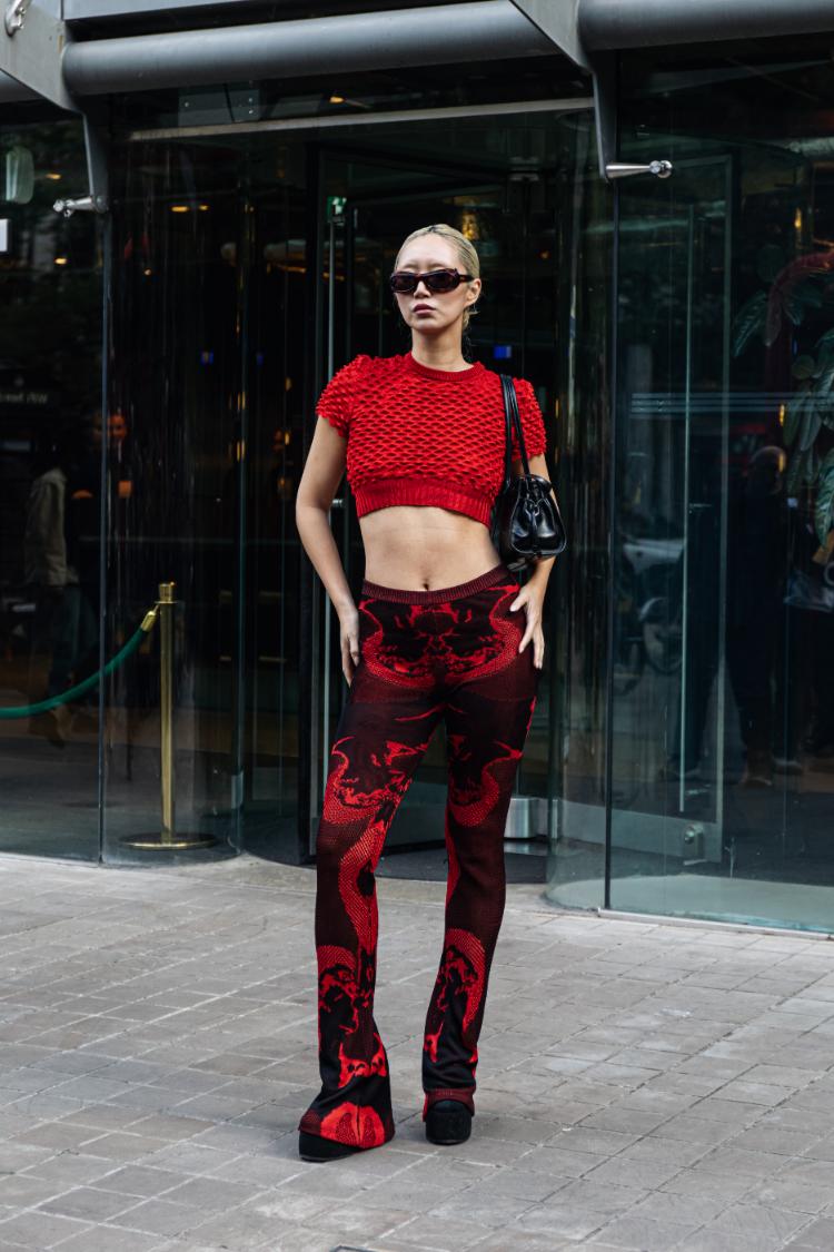 Street Style at Chet Lo Spring 2025, London Fashion Week