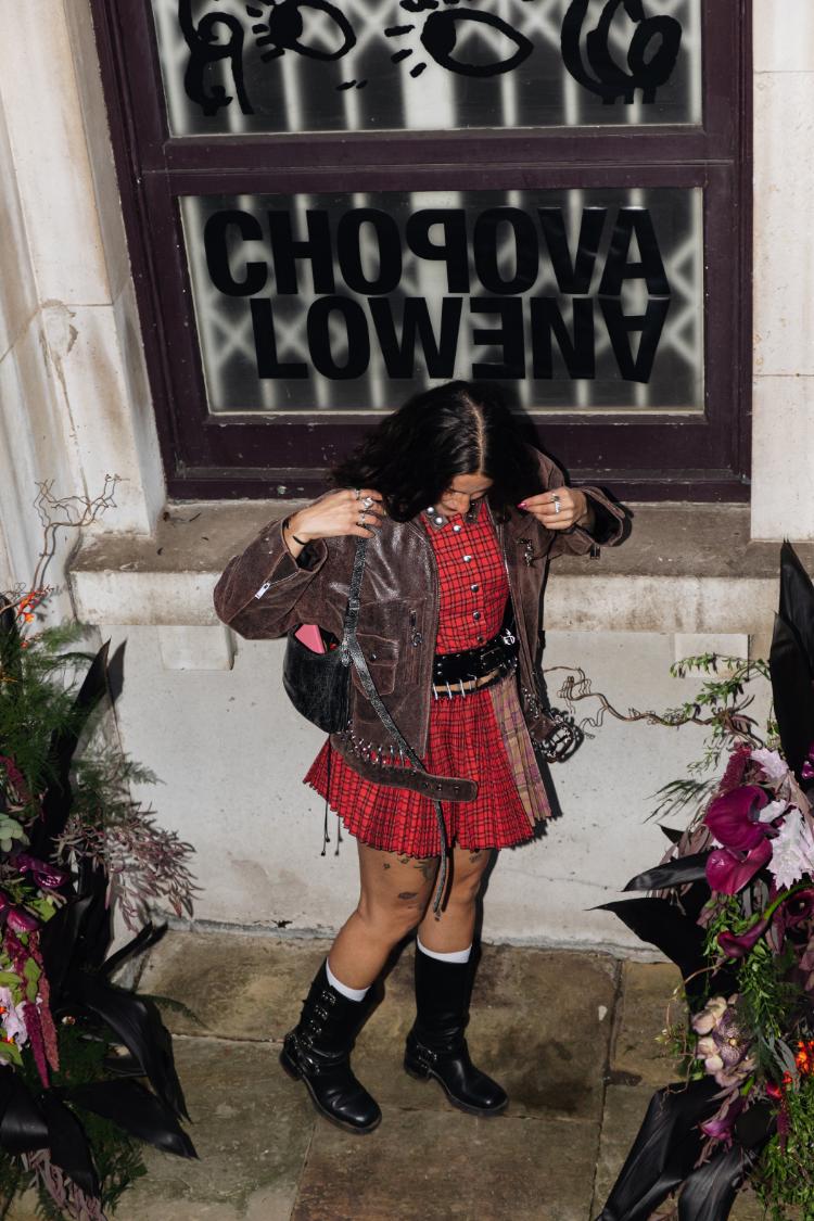 Street Style at Chopova Lowena Spring 2025, London Fashion Week