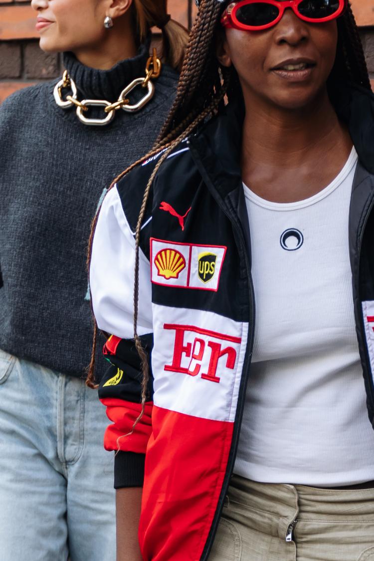 Street Style at Yuhan Wang Spring 2025, London Fashion Week