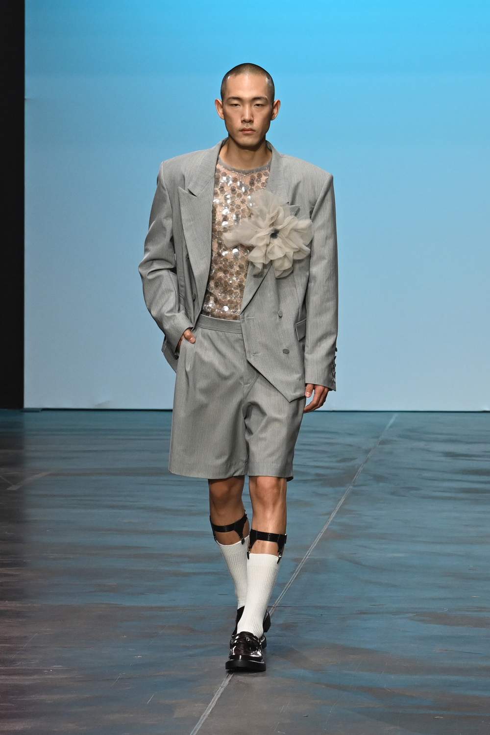 Danny Reinke Spring 2025 Look 6; Photo: Alison Clare Coates for The Fashion Fold