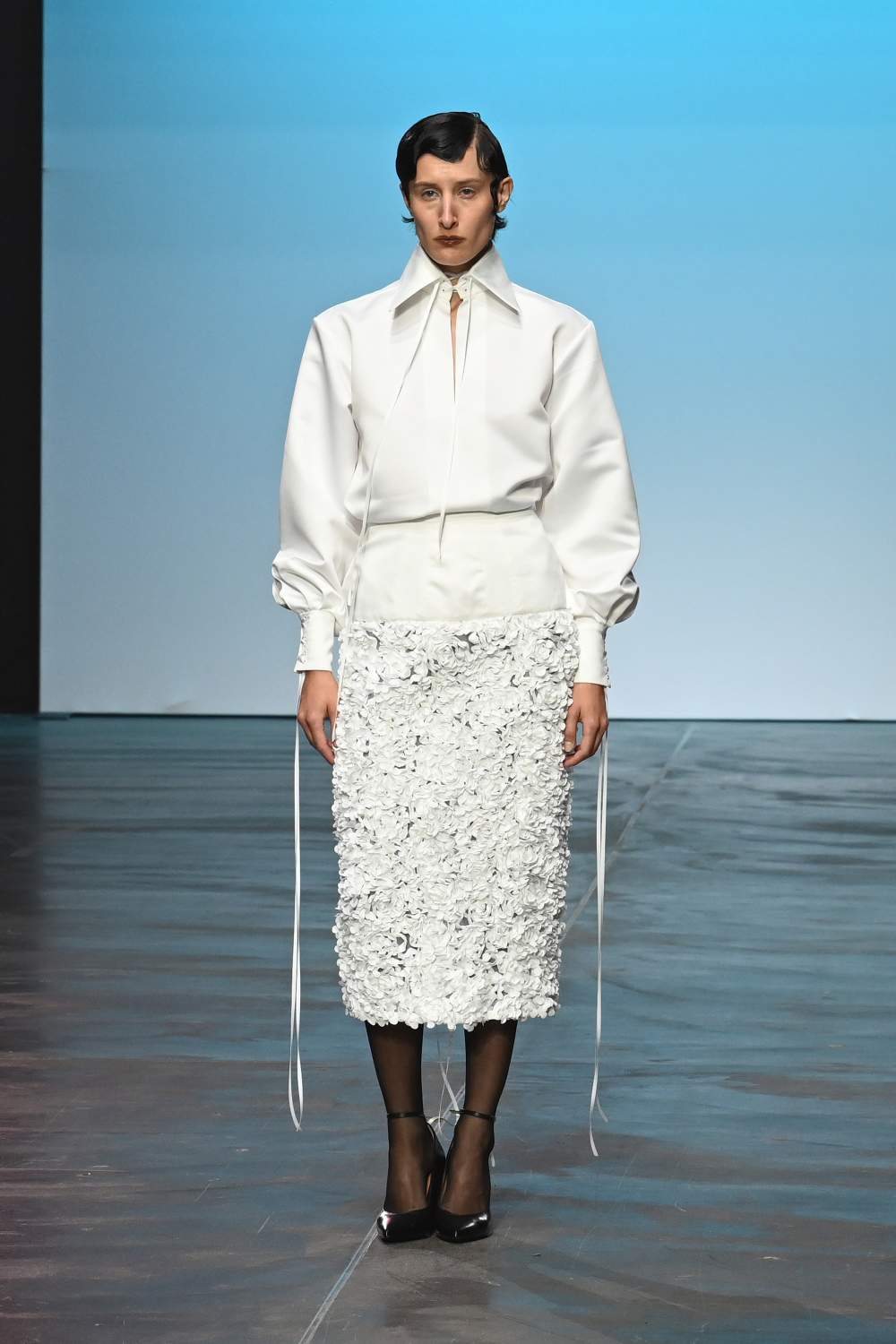 Danny Reinke Spring 2025 Look 9; Photo: Alison Clare Coates for The Fashion Fold