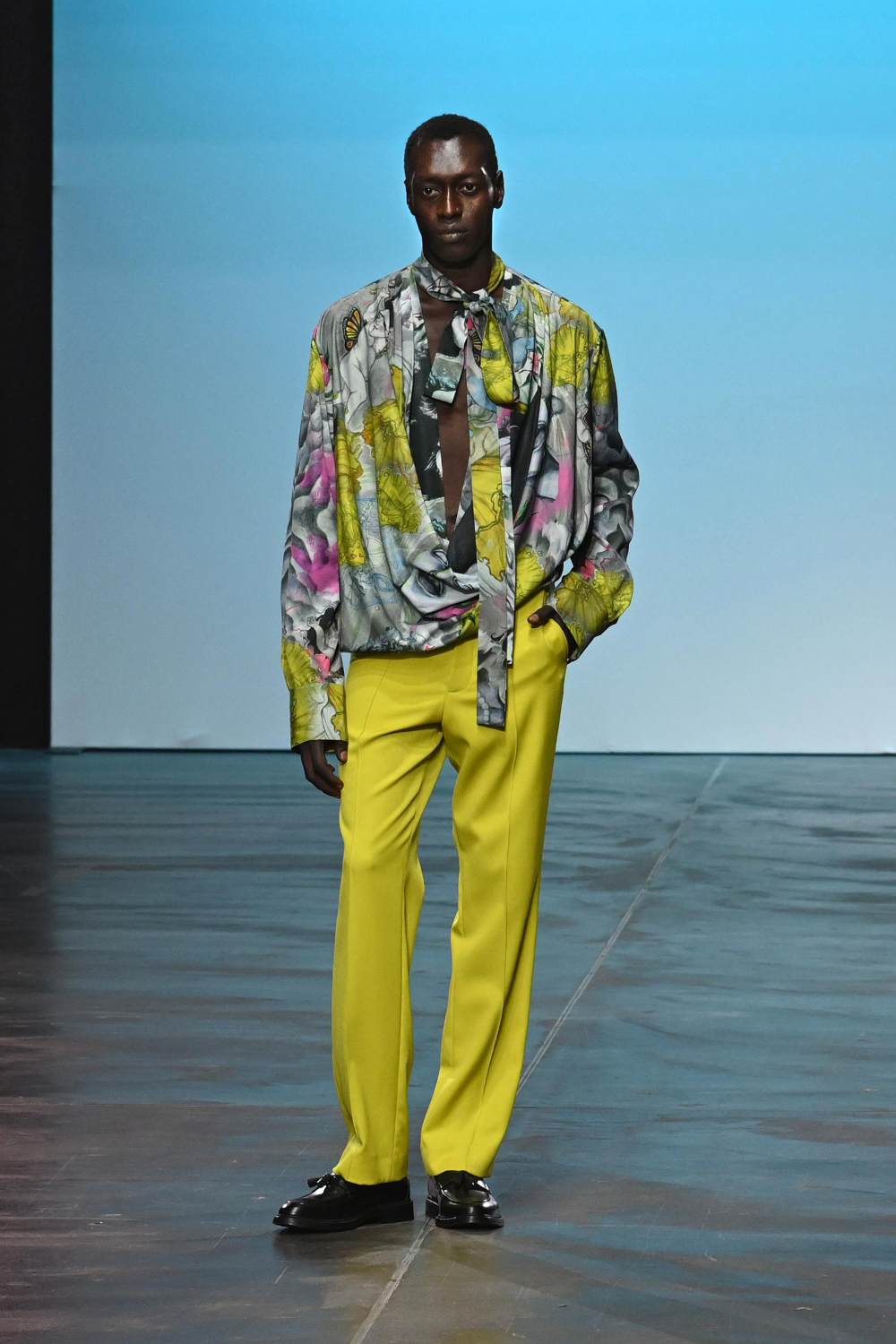 Danny Reinke Spring 2025 Look 13; Photo: Alison Clare Coates for The Fashion Fold
