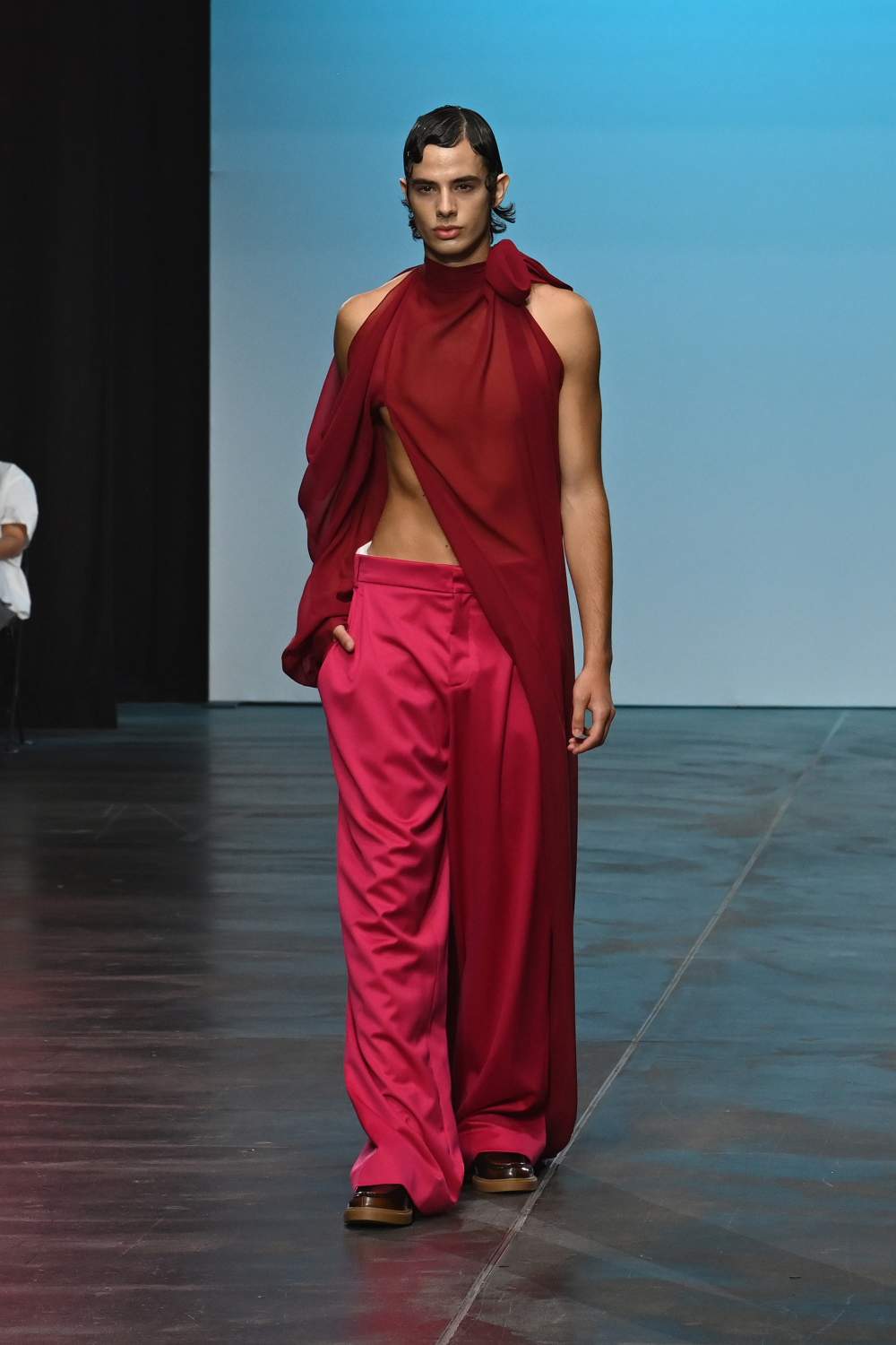 Danny Reinke Spring 2025 Look 30; Photo: Alison Clare Coates for The Fashion Fold