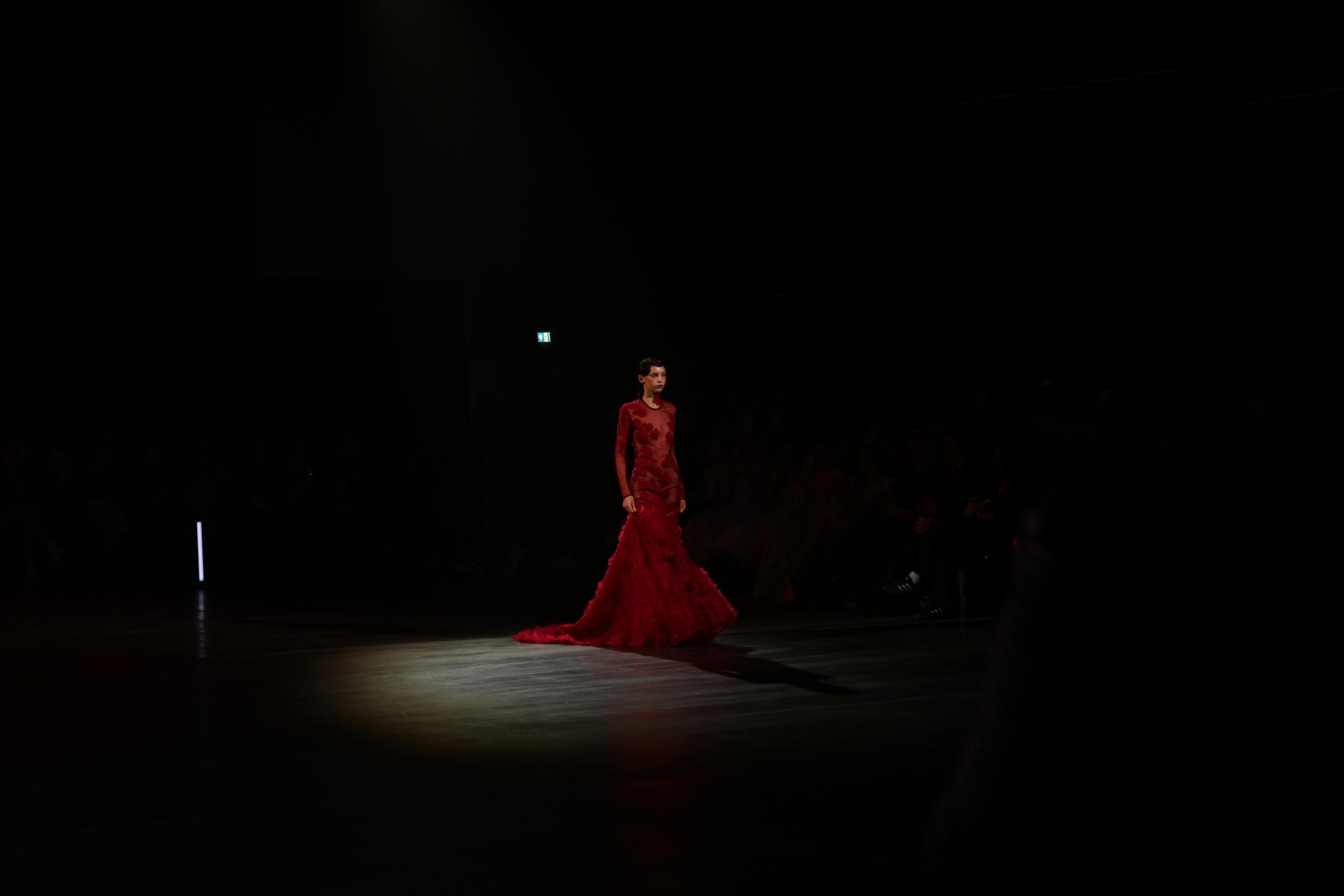 Danny Reinke Spring 2025 Look 33; Photo: Alison Clare Coates for The Fashion Fold