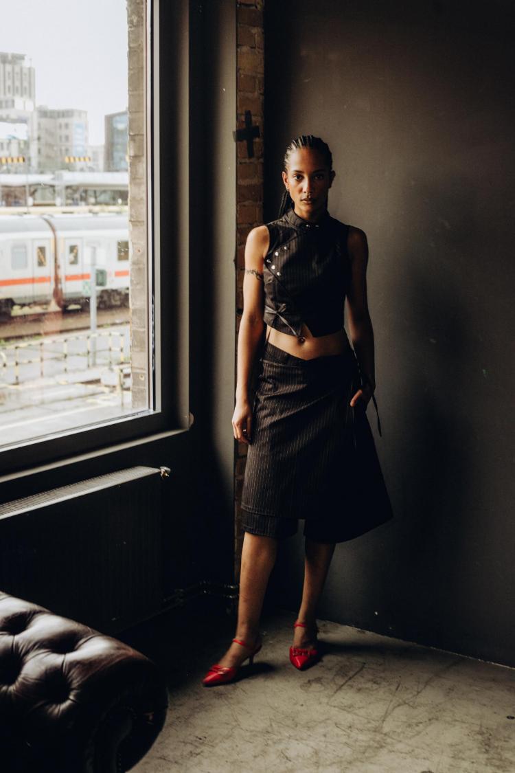 Backstage at Faam Studio Spring 2025; Photo: Ibra Wane for Berlin Fashion Week