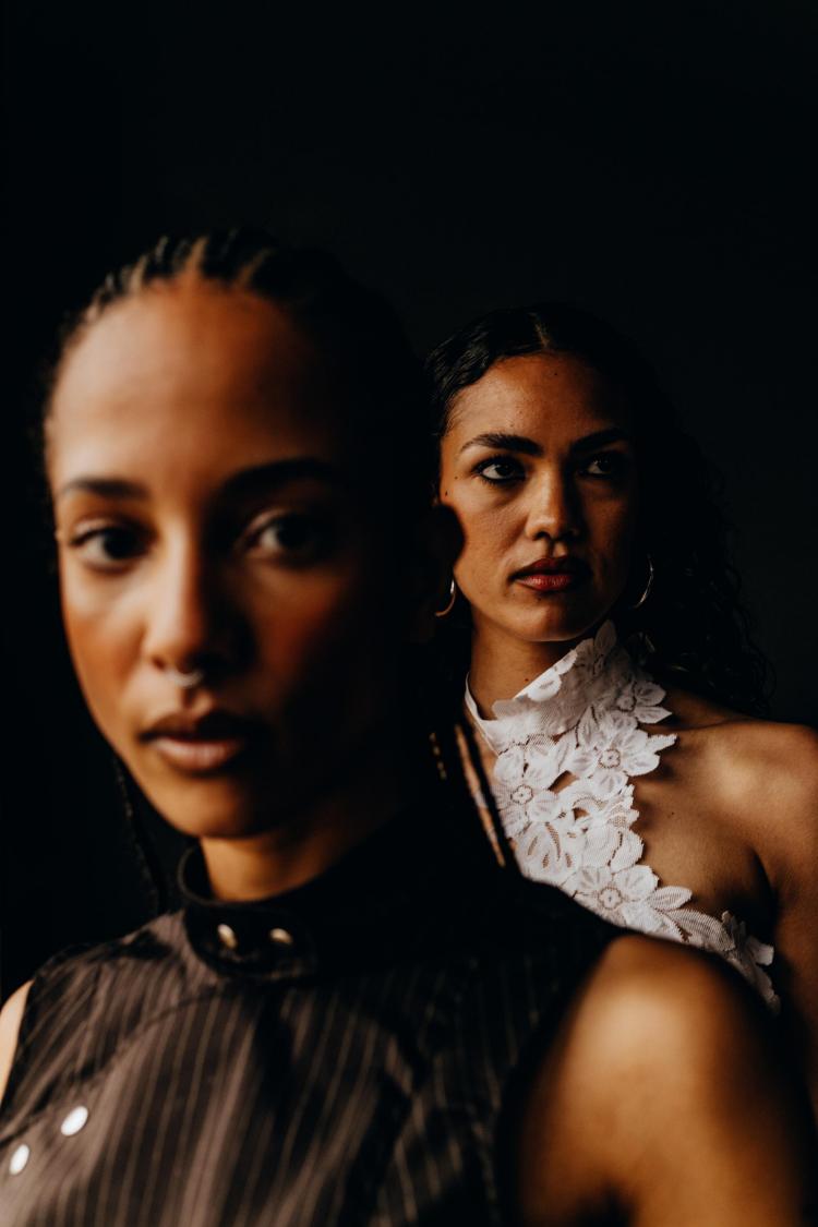 Backstage at Faam Studio Spring 2025; Photo: Ibra Wane for Berlin Fashion Week