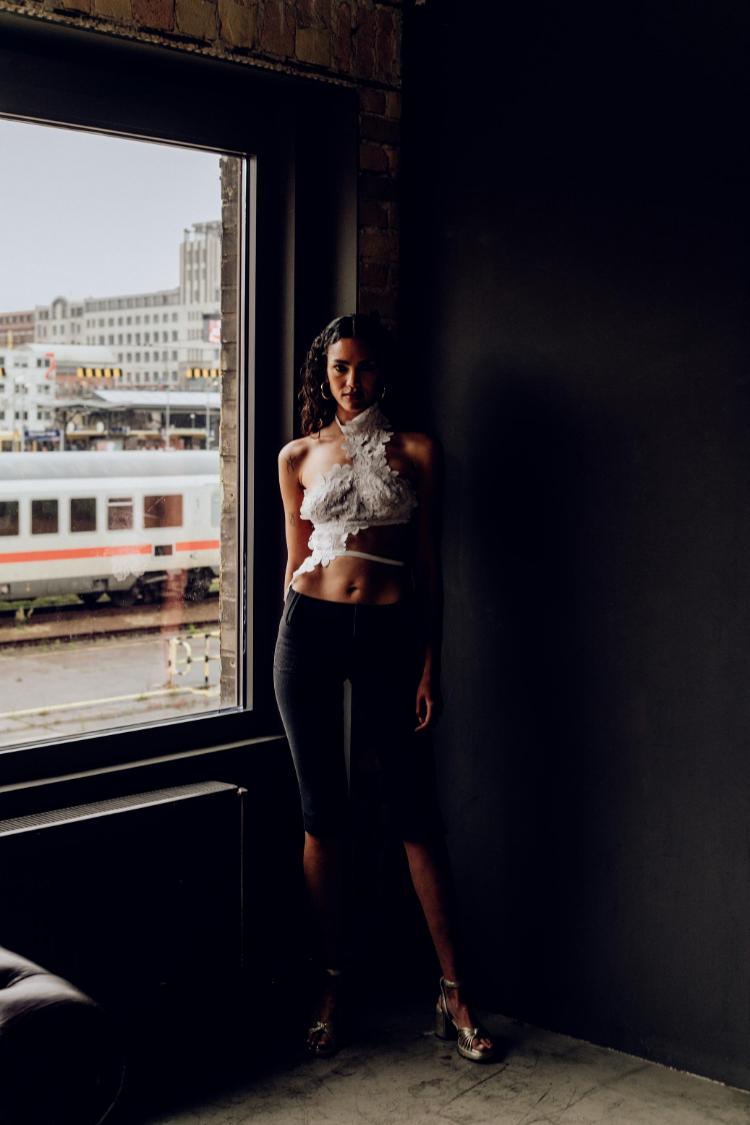Backstage at Faam Studio Spring 2025; Photo: Ibra Wane for Berlin Fashion Week