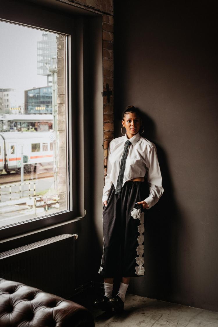 Backstage at Faam Studio Spring 2025; Photo: Ibra Wane for Berlin Fashion Week